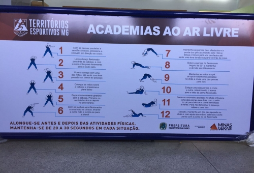 Academia ao ar livre apresentação