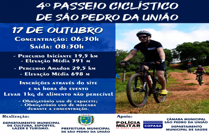 4º PASSEIO CICLÍSTICO DE SPU