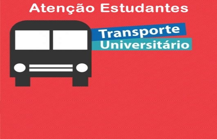 Informações sobre o Edital de Inscrição - Transporte Escolar Universitário